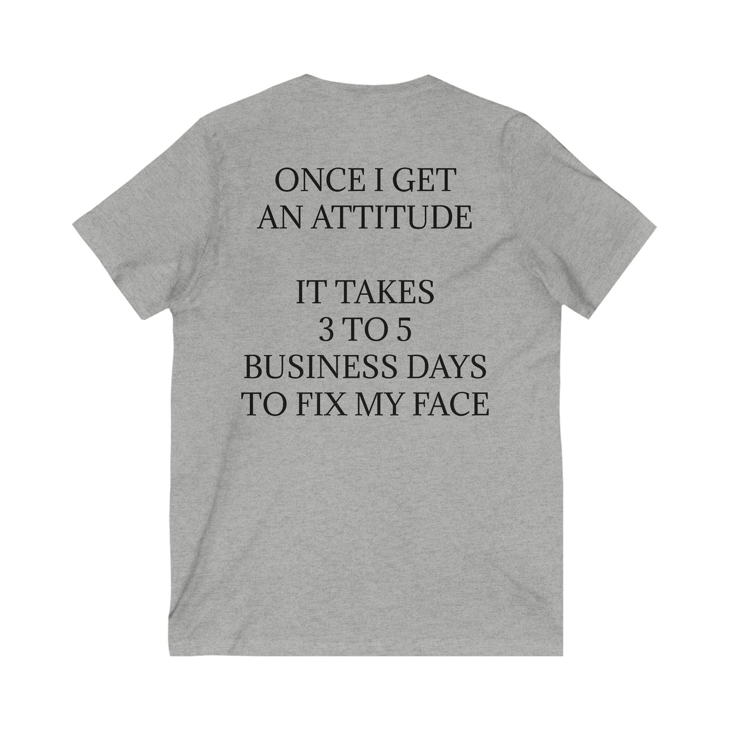 Fix My Face Unisex Short Sleeve V-Neck Tee