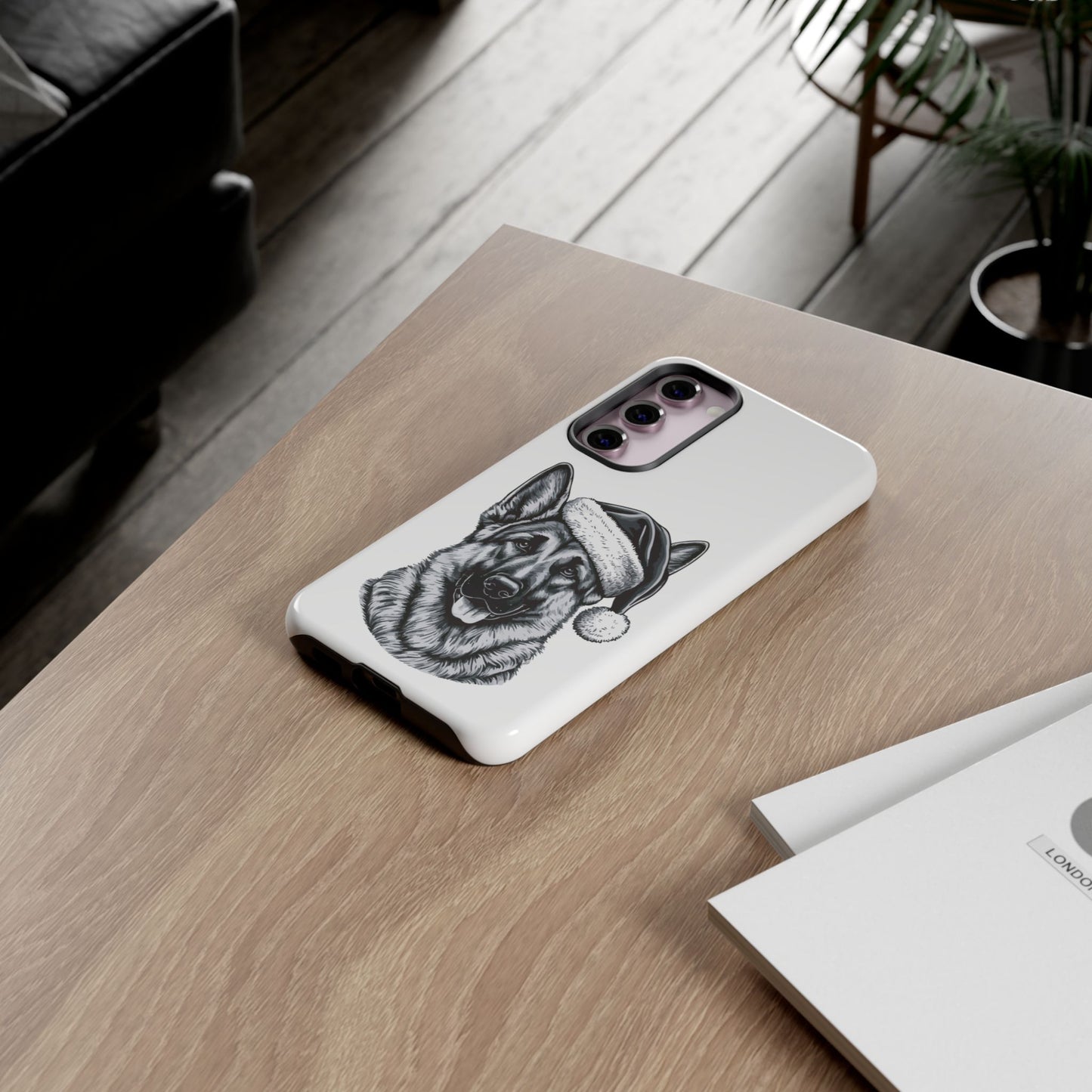 Santa Paws German Shepherd Samsung Case