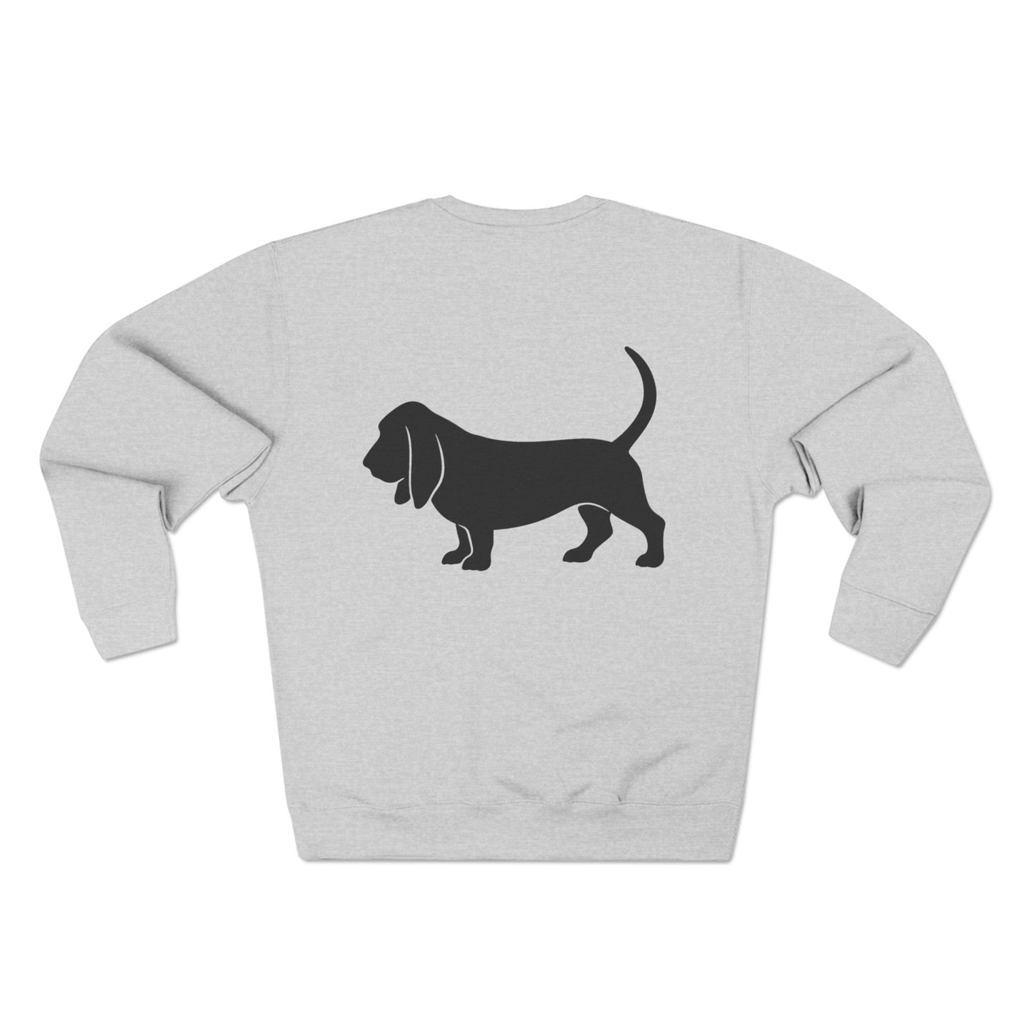 Basset Hound Silhouette Unisex Crewneck Sweatshirt