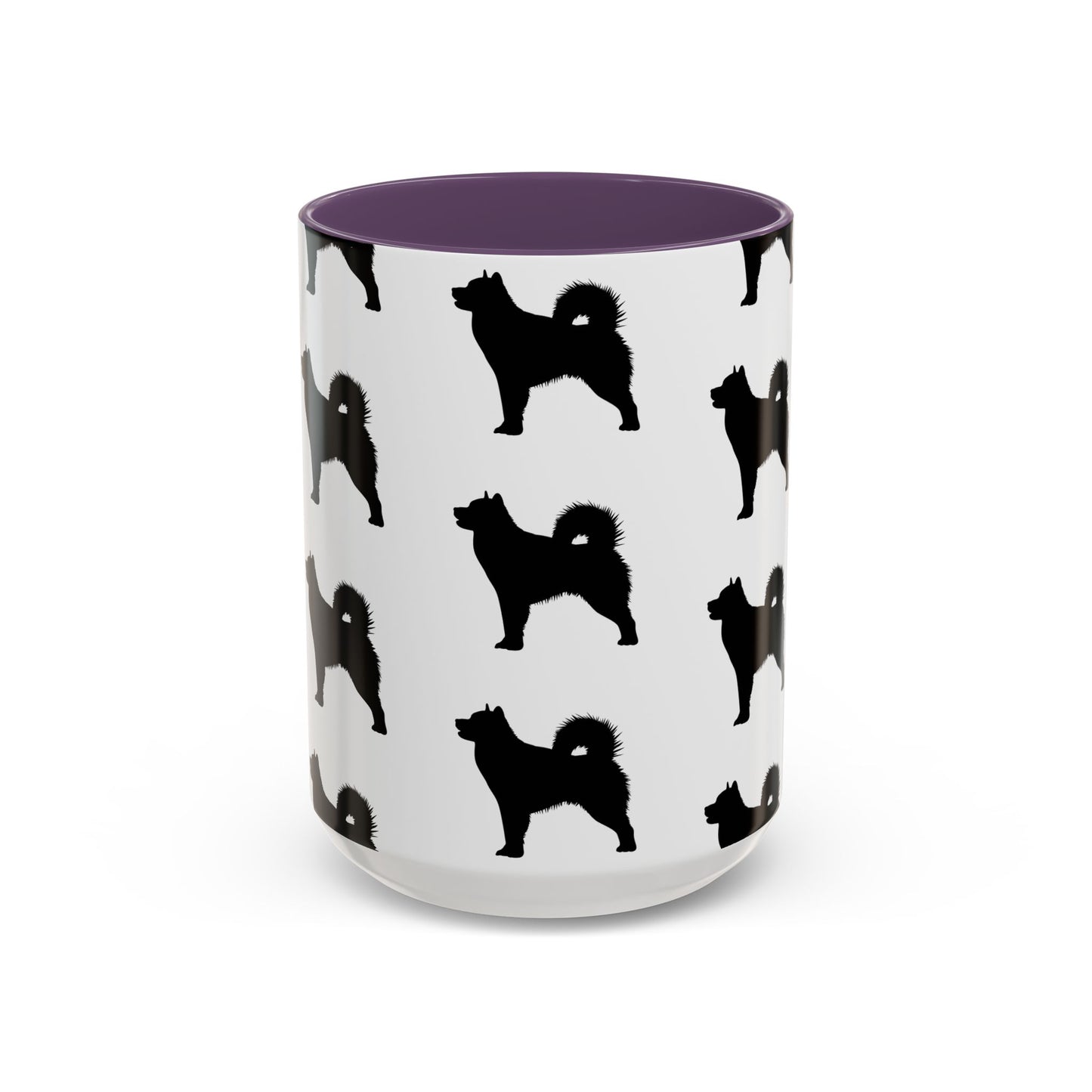 Malamute Silhouette 2-Tone Coffee Mug