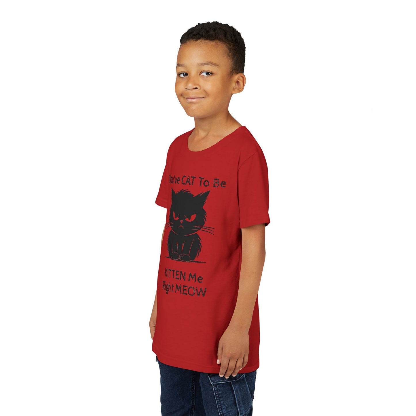 Kitten Me Youth Unisex Short Sleeve Crewneck Tee