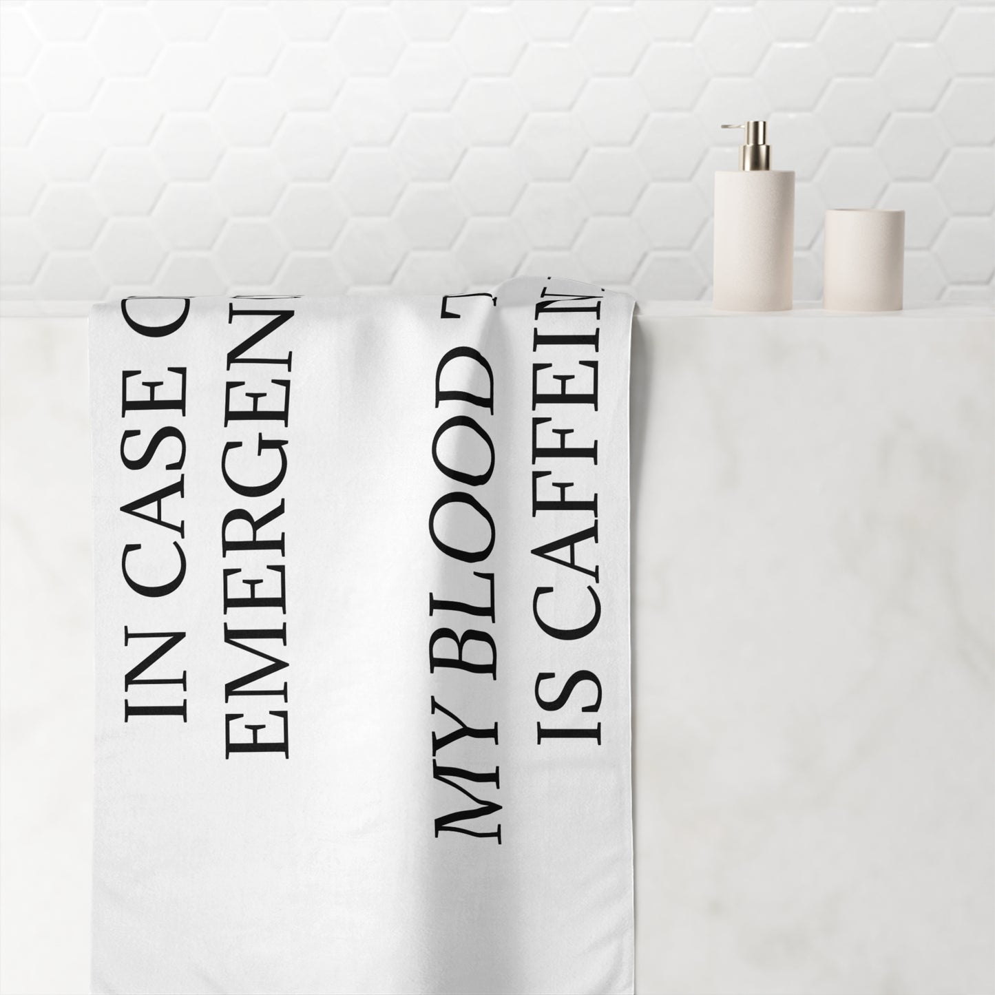 Blood Type Mink-Cotton Beach Towel