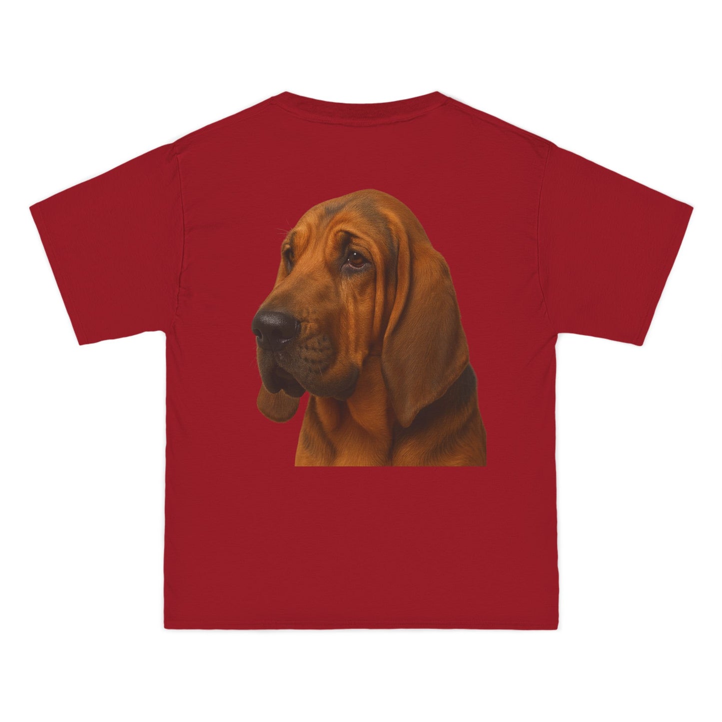 Bloodhound Head Men's Short-Sleeve Crewneck Tee