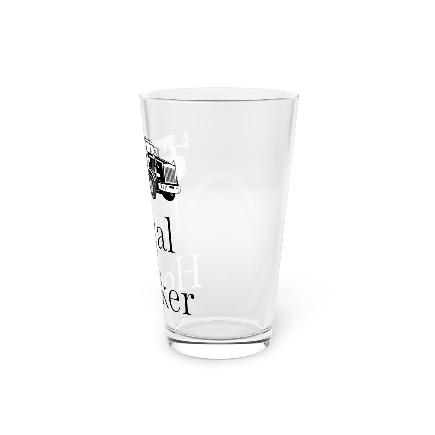 Legal H**ker Heavy Tow Truck Drinking Glass