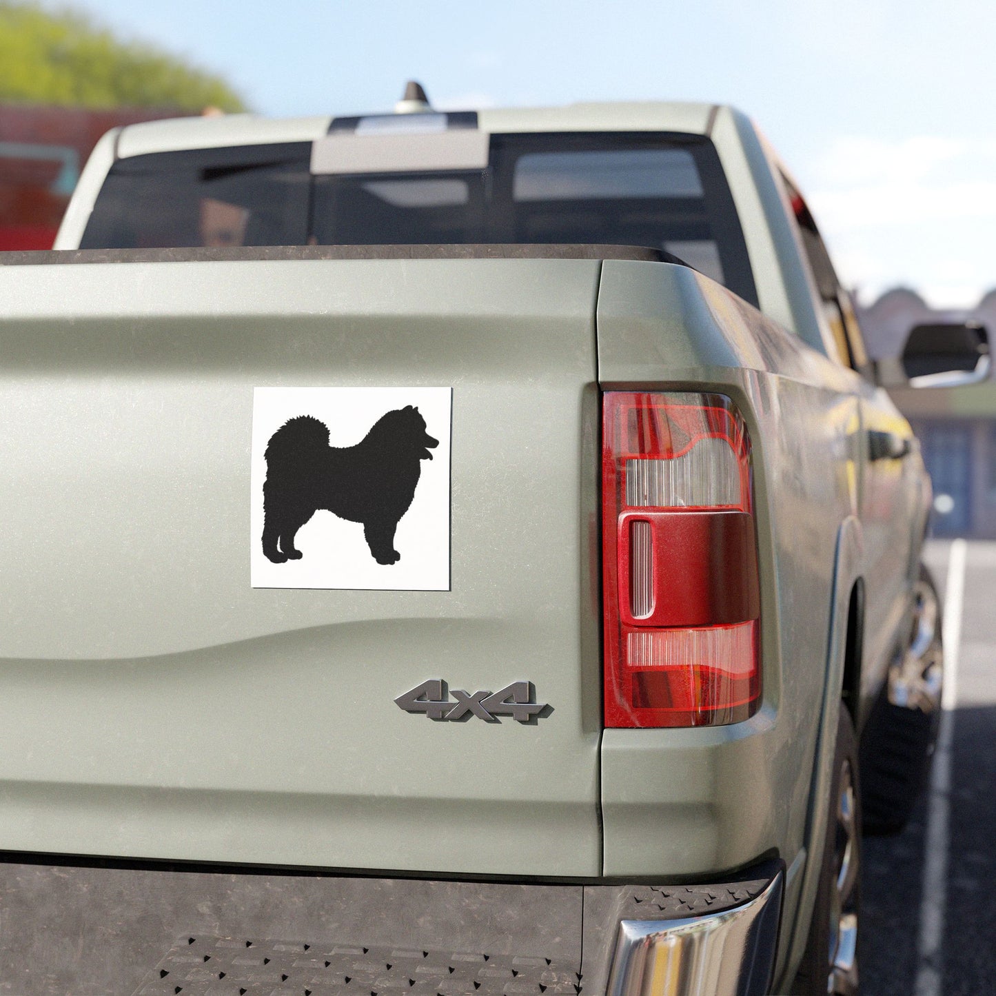 Samoyed Silhouette Indoor/Outdoor Magnet