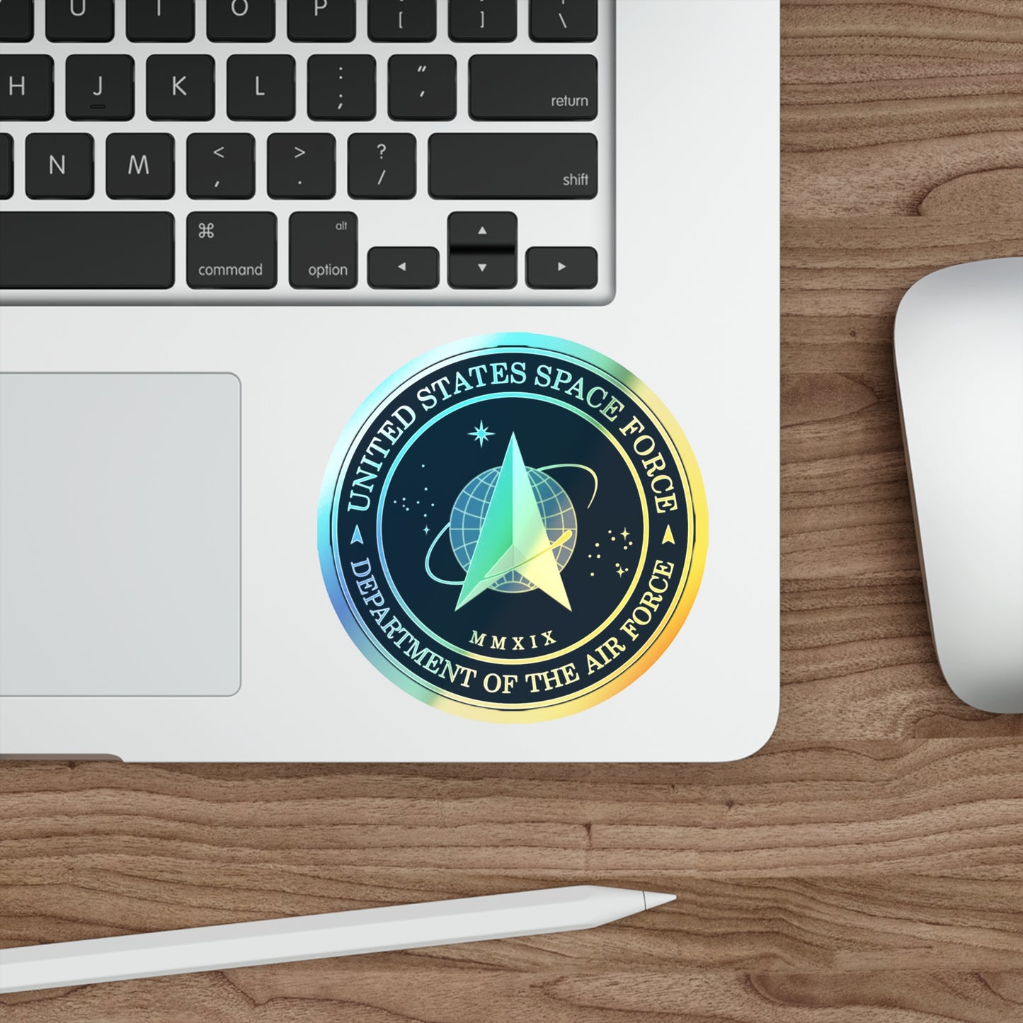US Space Force Holographic Sticker