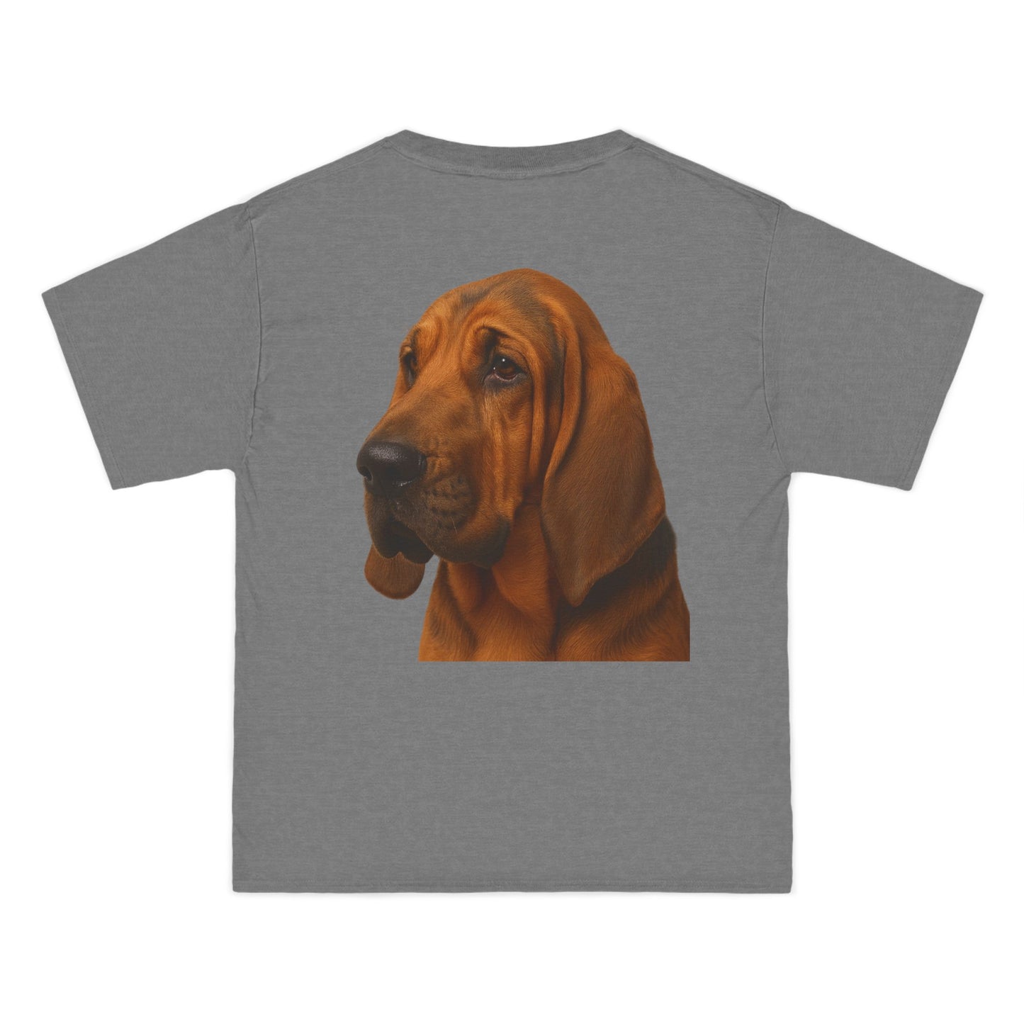 Bloodhound Head Men's Short-Sleeve Crewneck Tee