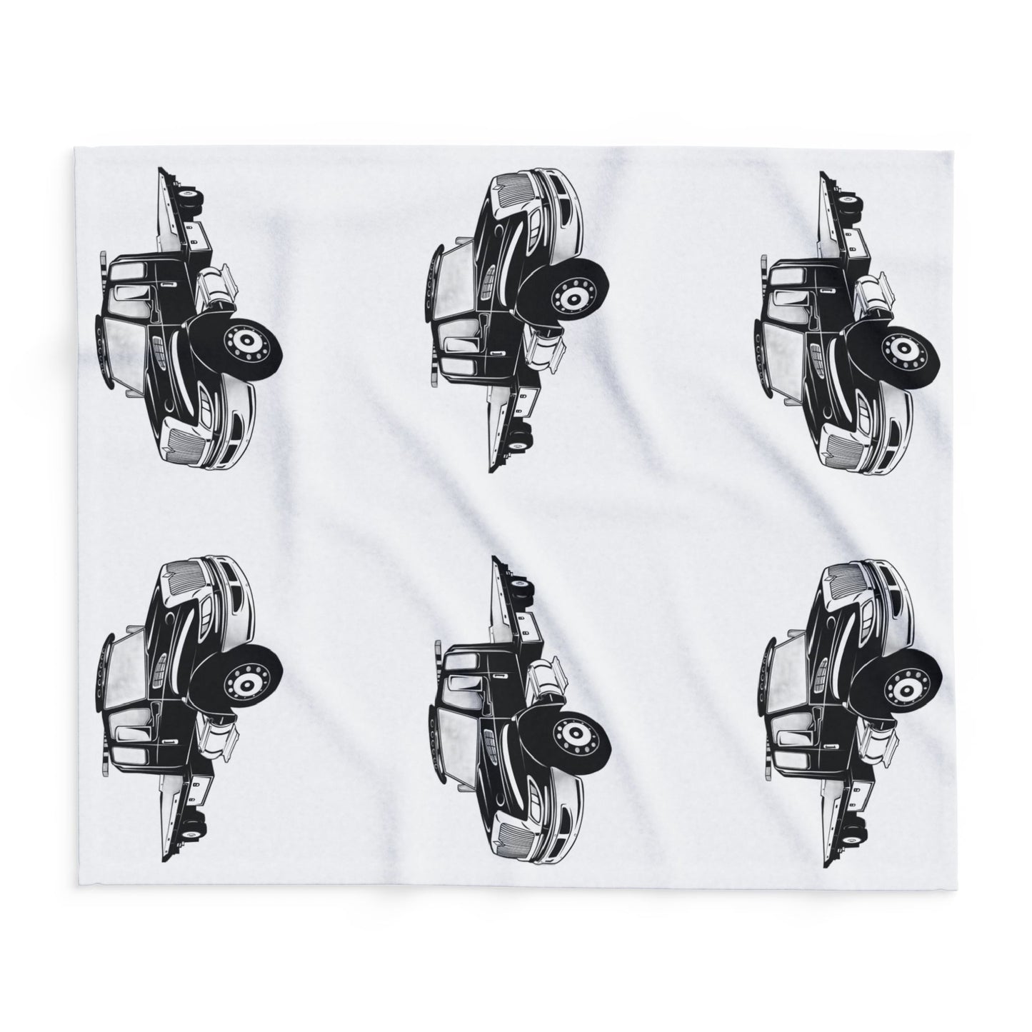 Flatbed Tow Truck Arctic Fleece Blanket