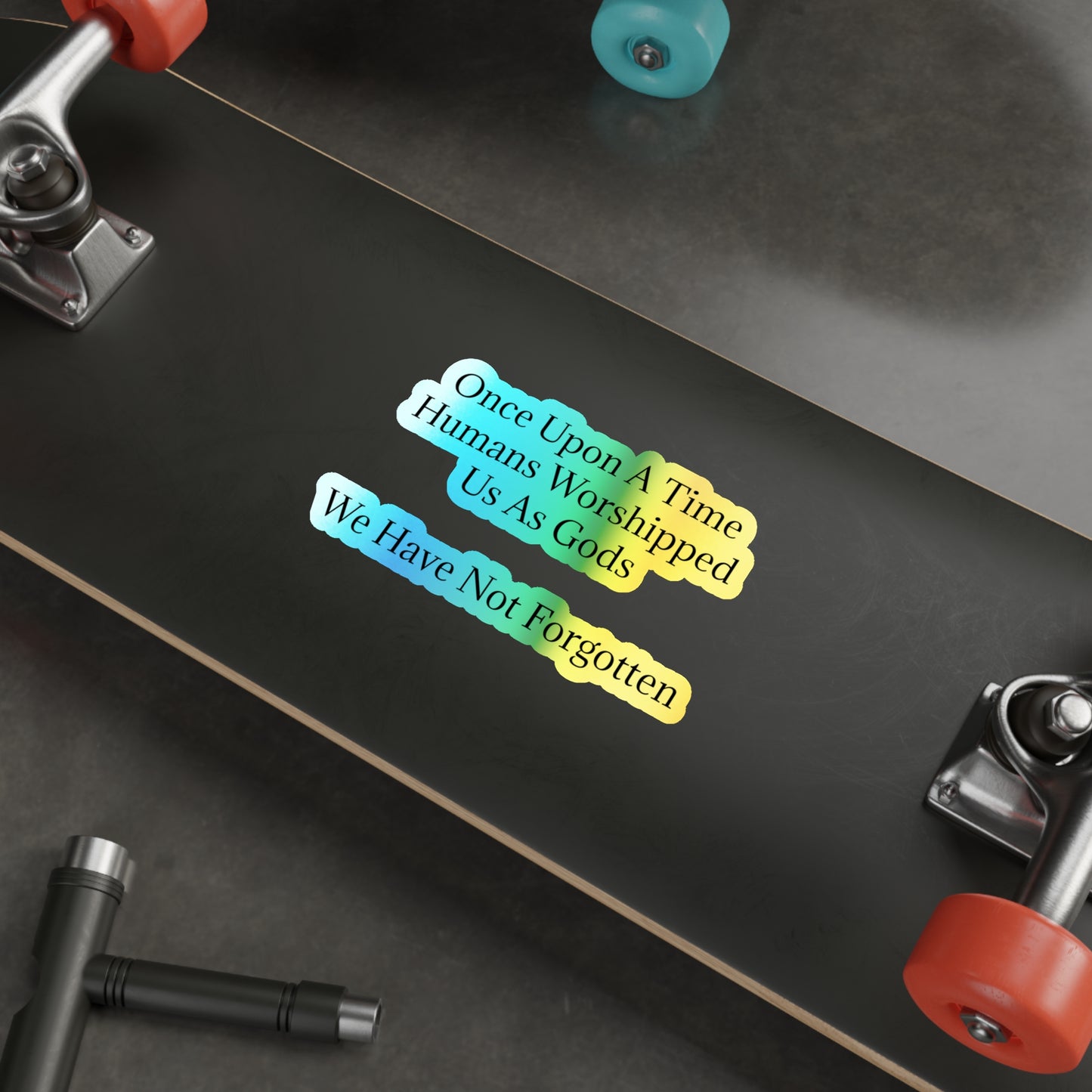 Once Upon A Time Holographic Sticker