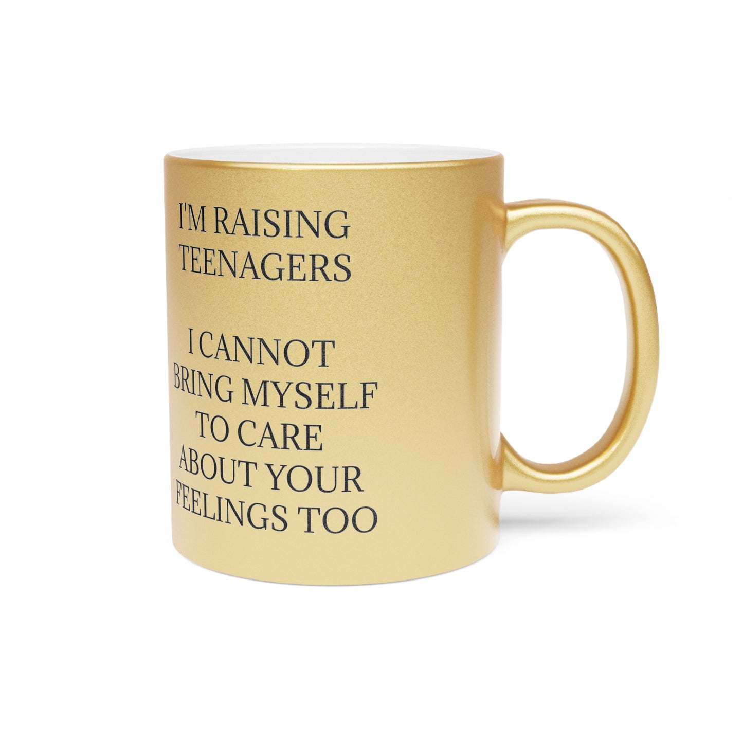 Raising Teenagers Metallic Coffee Mug