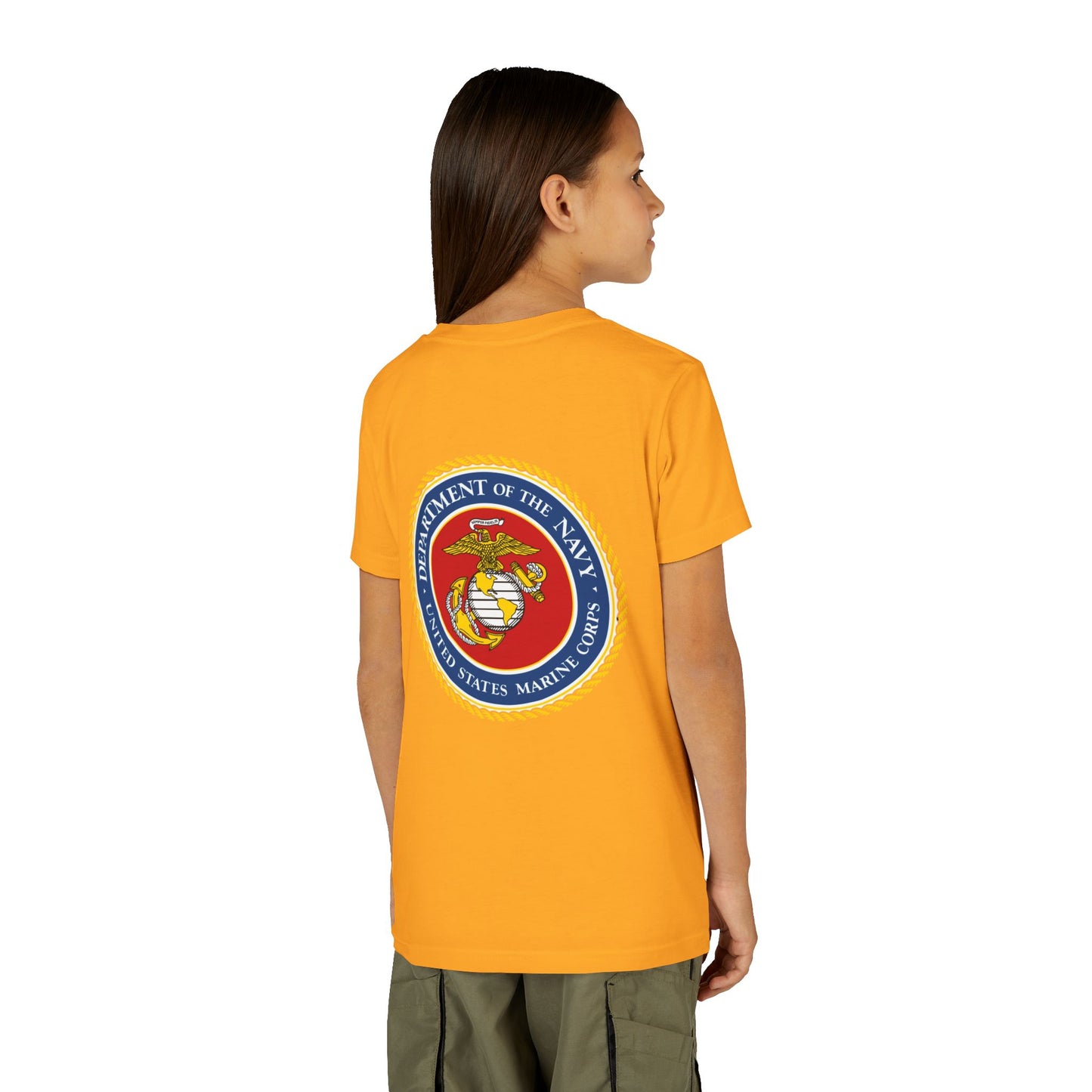 US Marine Corps Youth Unisex Short Sleeve Crewneck Tee