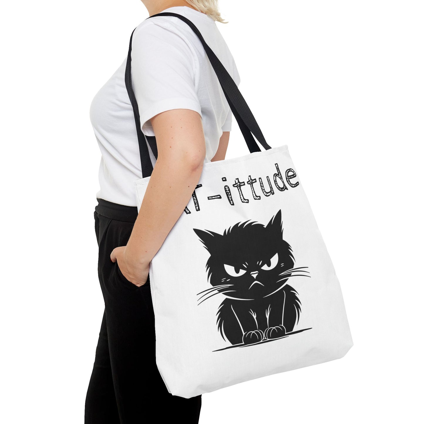 CAT-ittude Tote Bag