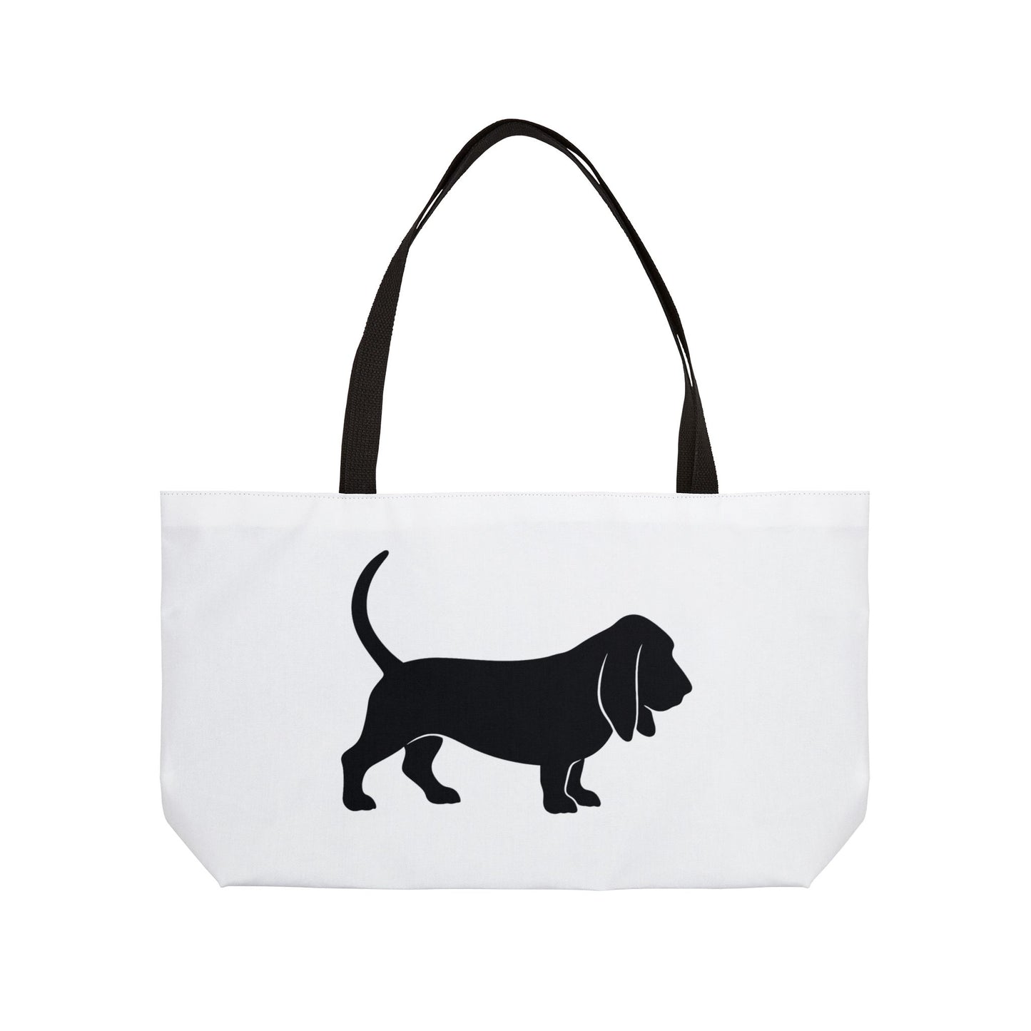 Basset Hound Silhouette Weekender Tote Bag