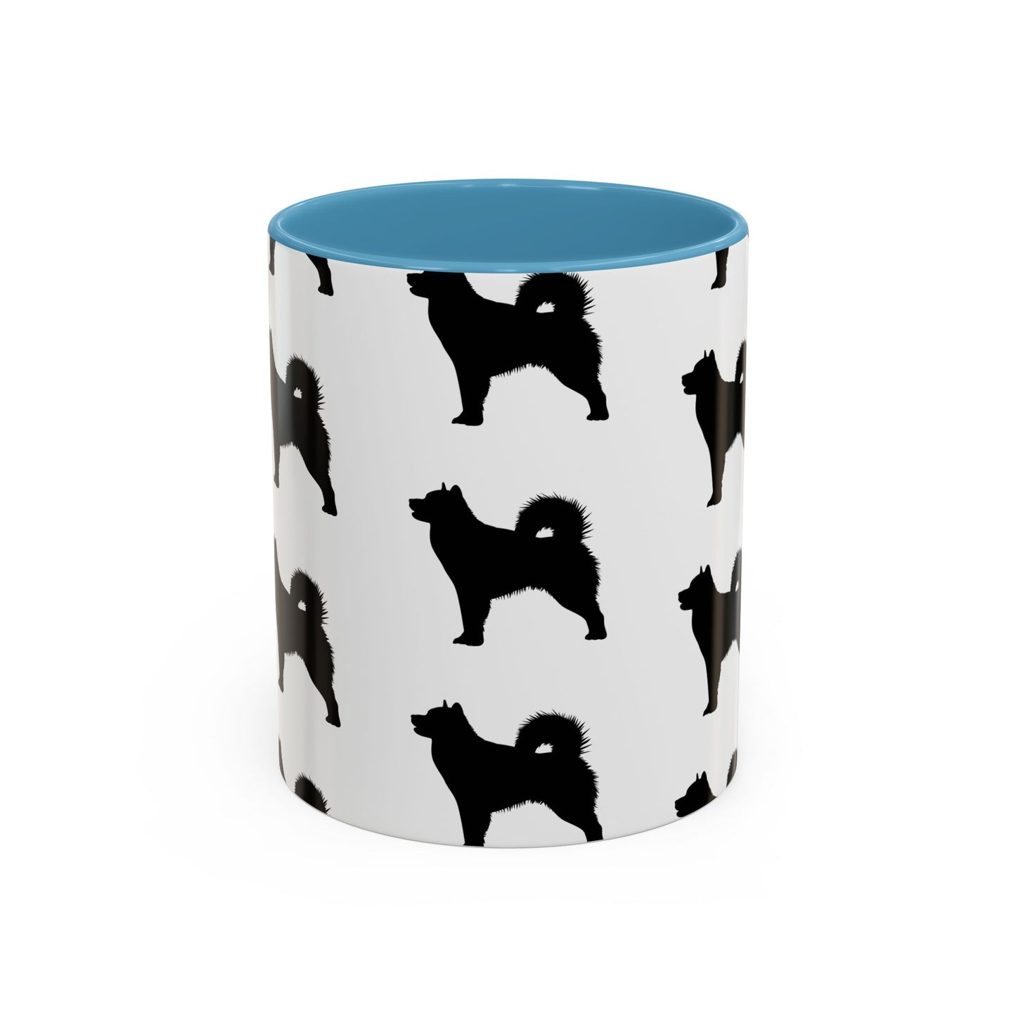 Malamute Silhouette 2-Tone Coffee Mug