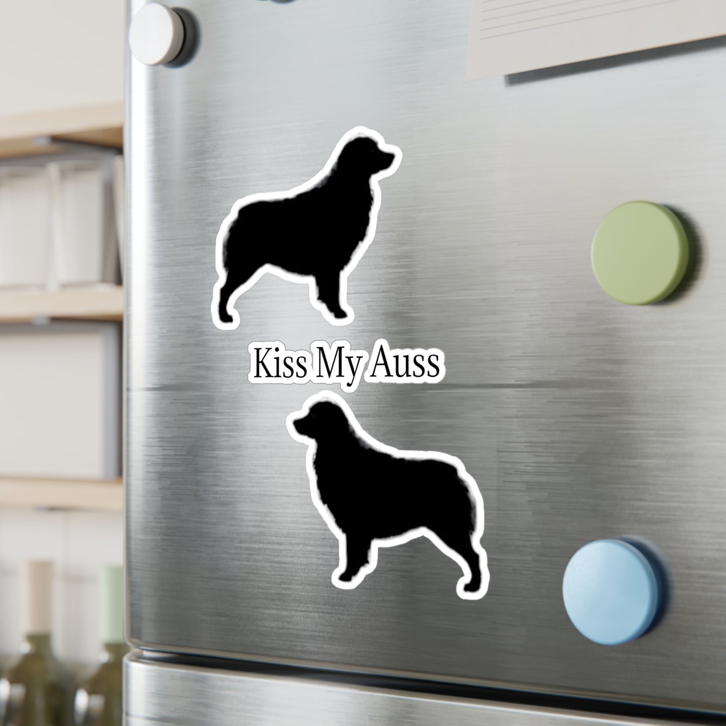 Kiss My Auss Vinyl Decal