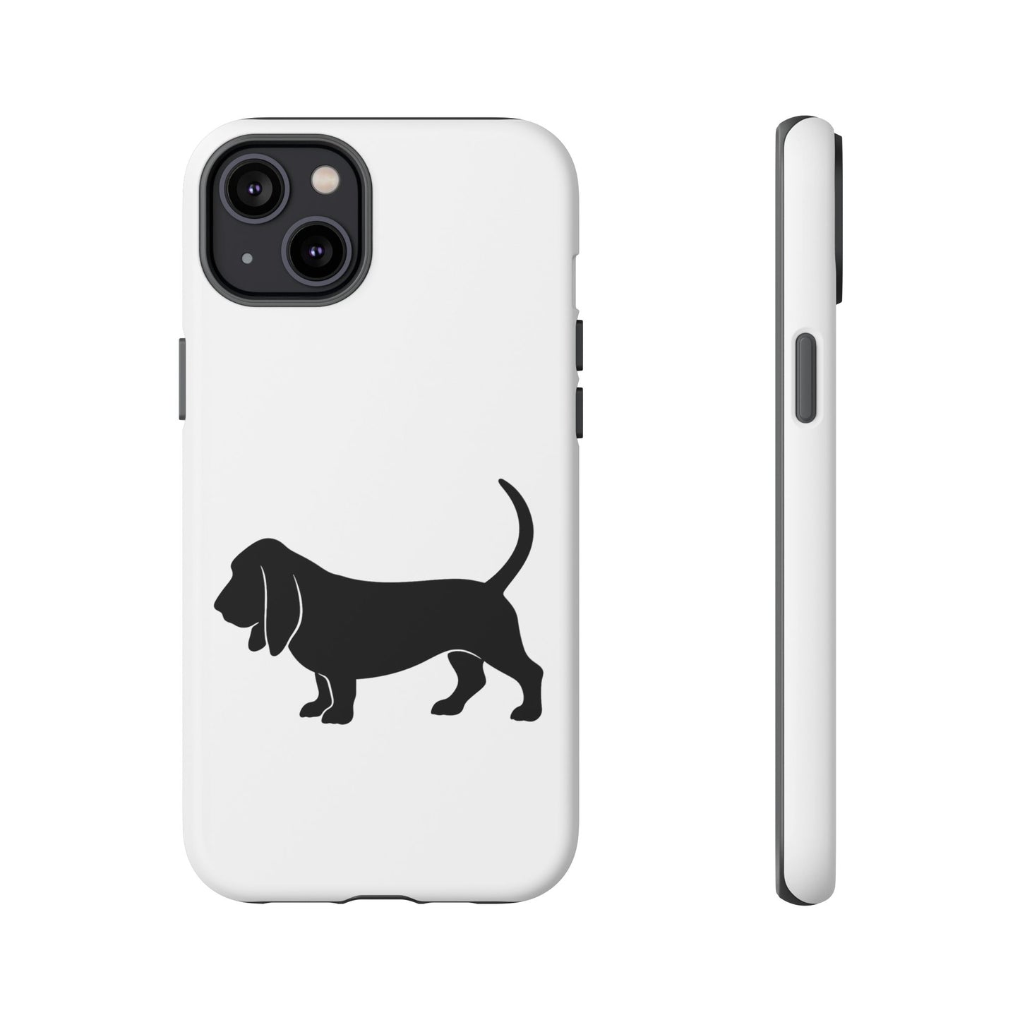 Basset Hound Silhouette iPhone Case
