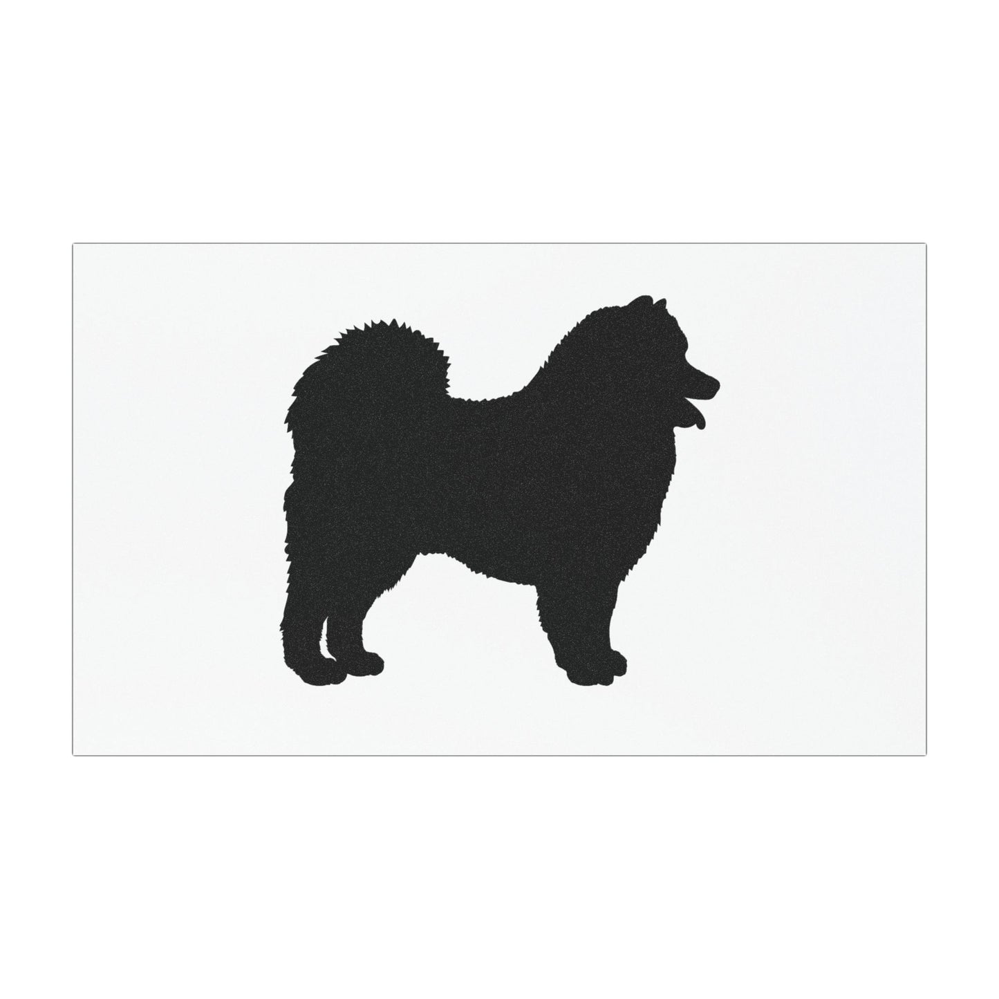 Samoyed Silhouette Indoor/Outdoor Magnet