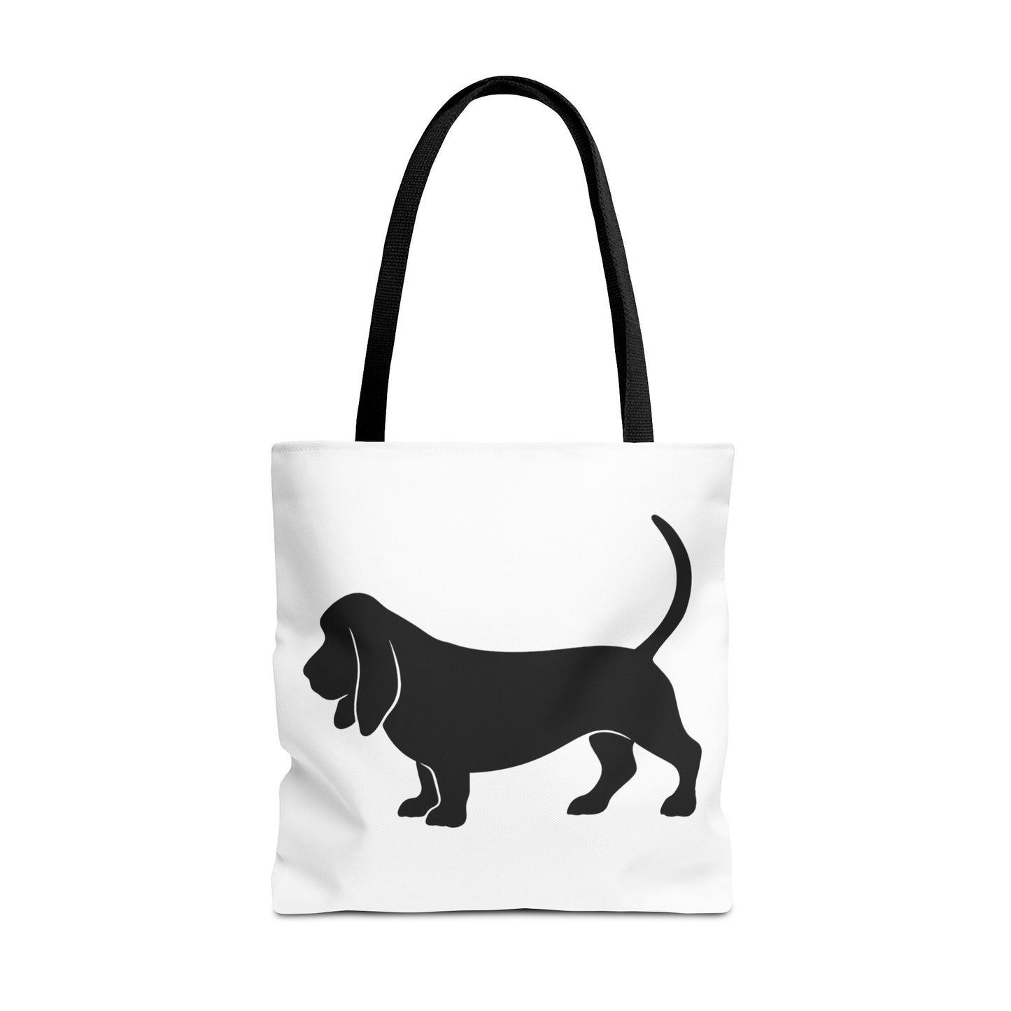 Basset Hound Silhouette Tote Bag