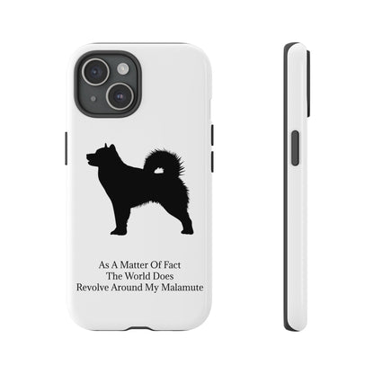 Matter Of Fact Malamute iPhone Case