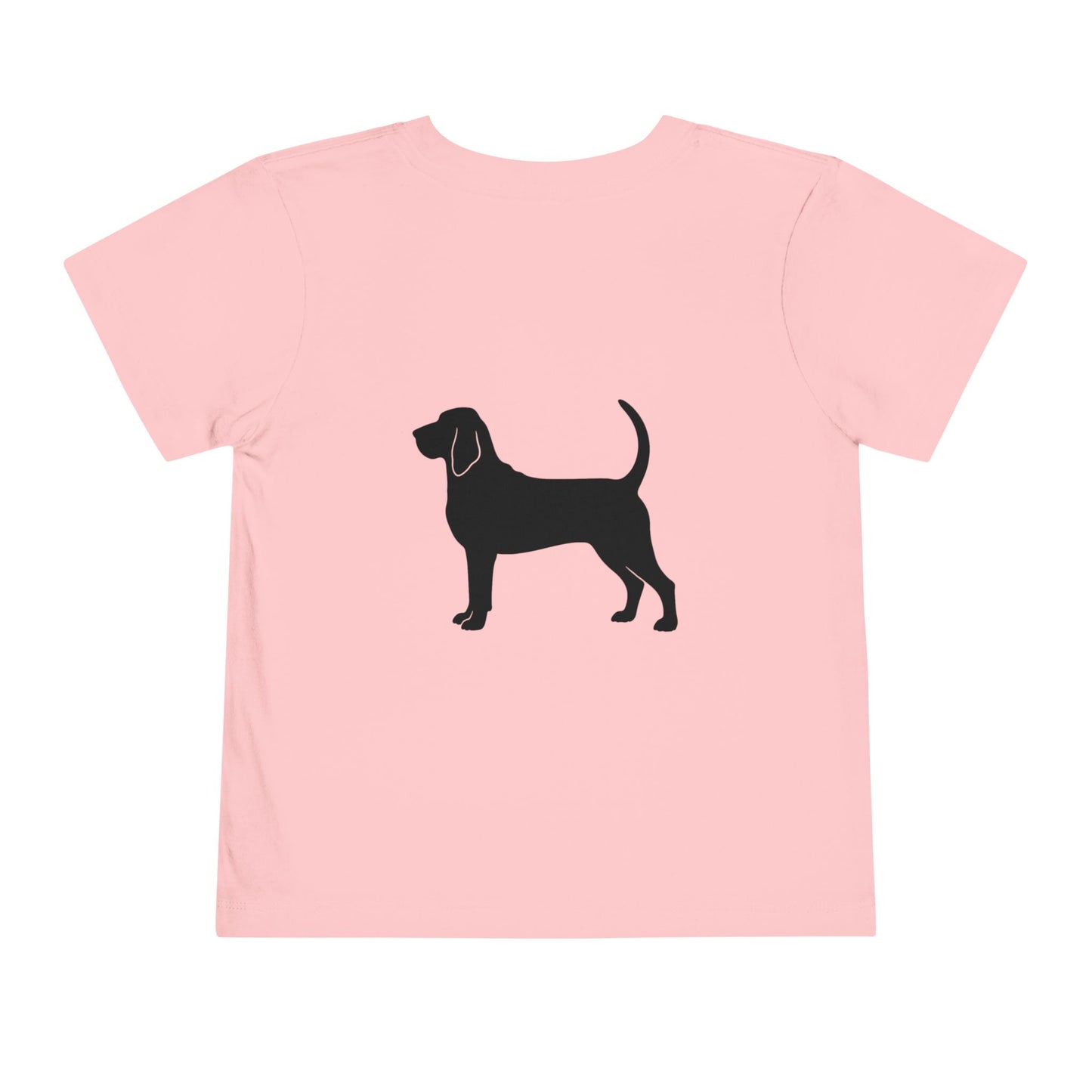 Bloodhound Silhouette Toddler Unisex Short Sleeve Crewneck Tee
