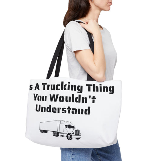 Trucking Thing Weekender Tote Bag