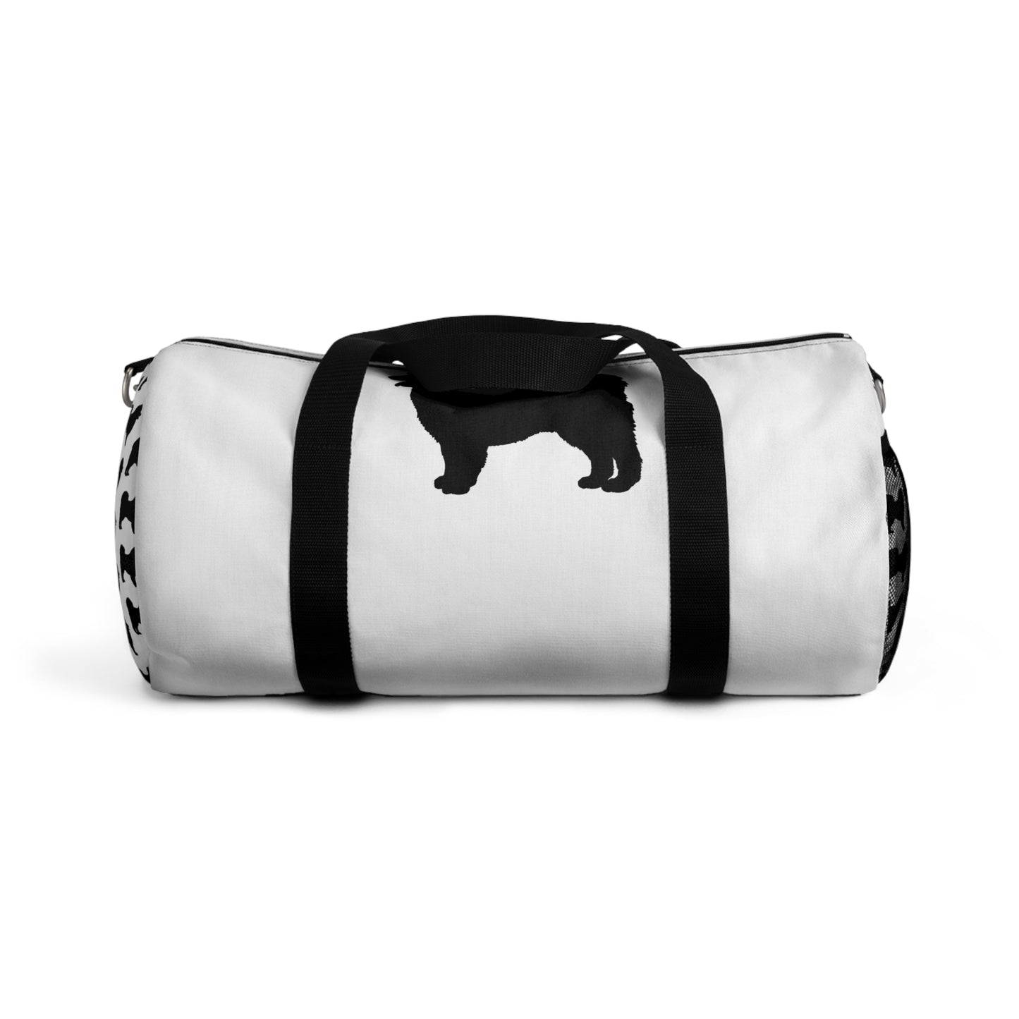Samoyed Silhouette Duffel Bag