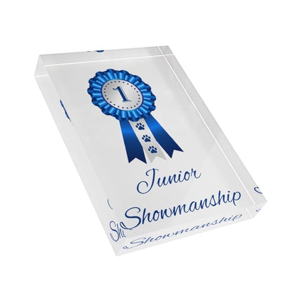 Junior Showmanship Acrylic Photo Block