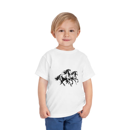 Horsin' Around Toddler Unisex Short Sleeve Crewneck Tee