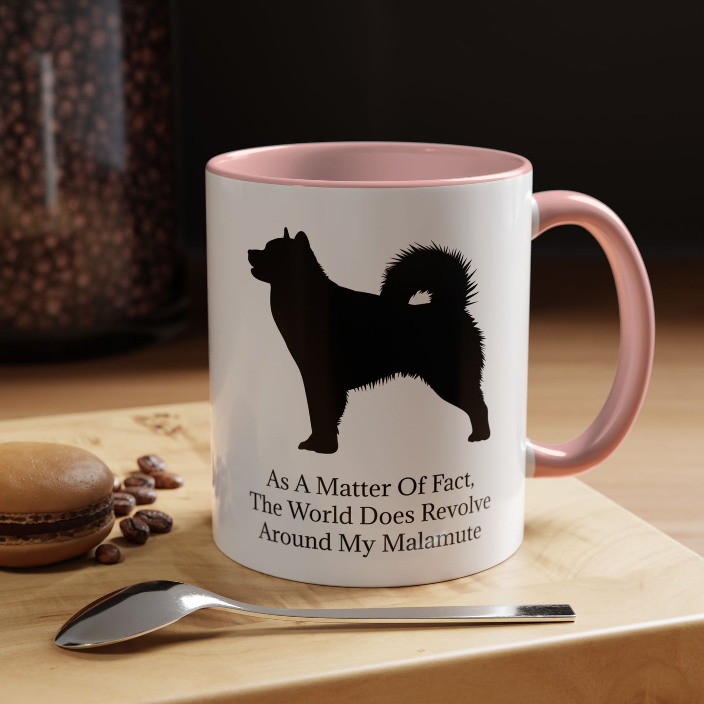 Matter Of Fact Malamute 2-Tone Coffee Mug