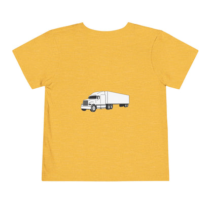 Semi Truck Toddler Unisex Short Sleeve Crewneck Tee