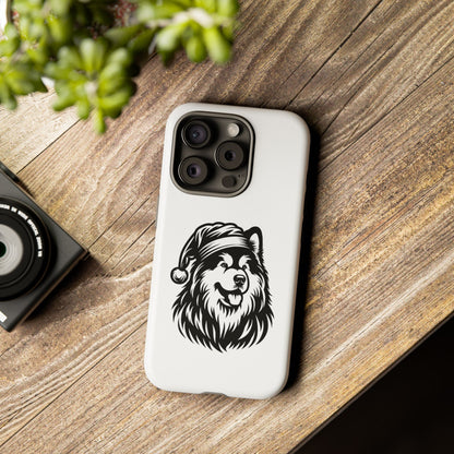 Santa Paws Malamute iPhone Case