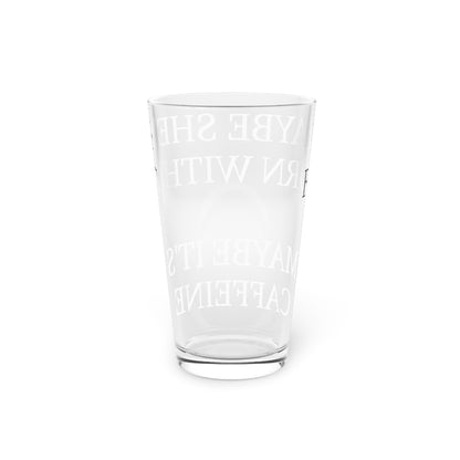 Born With It Drinking Glass