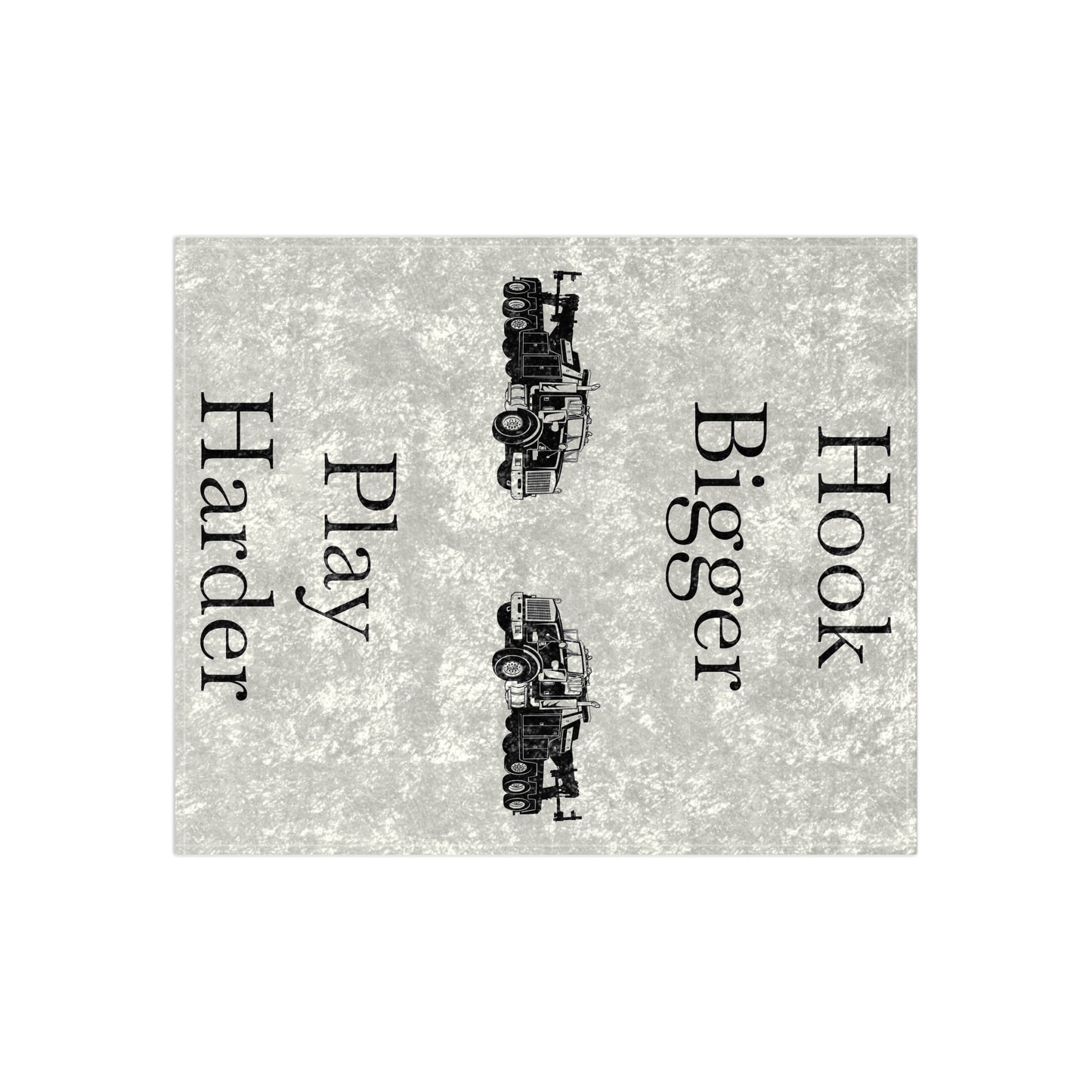 Hook Bigger Crushed Velvet Blanket