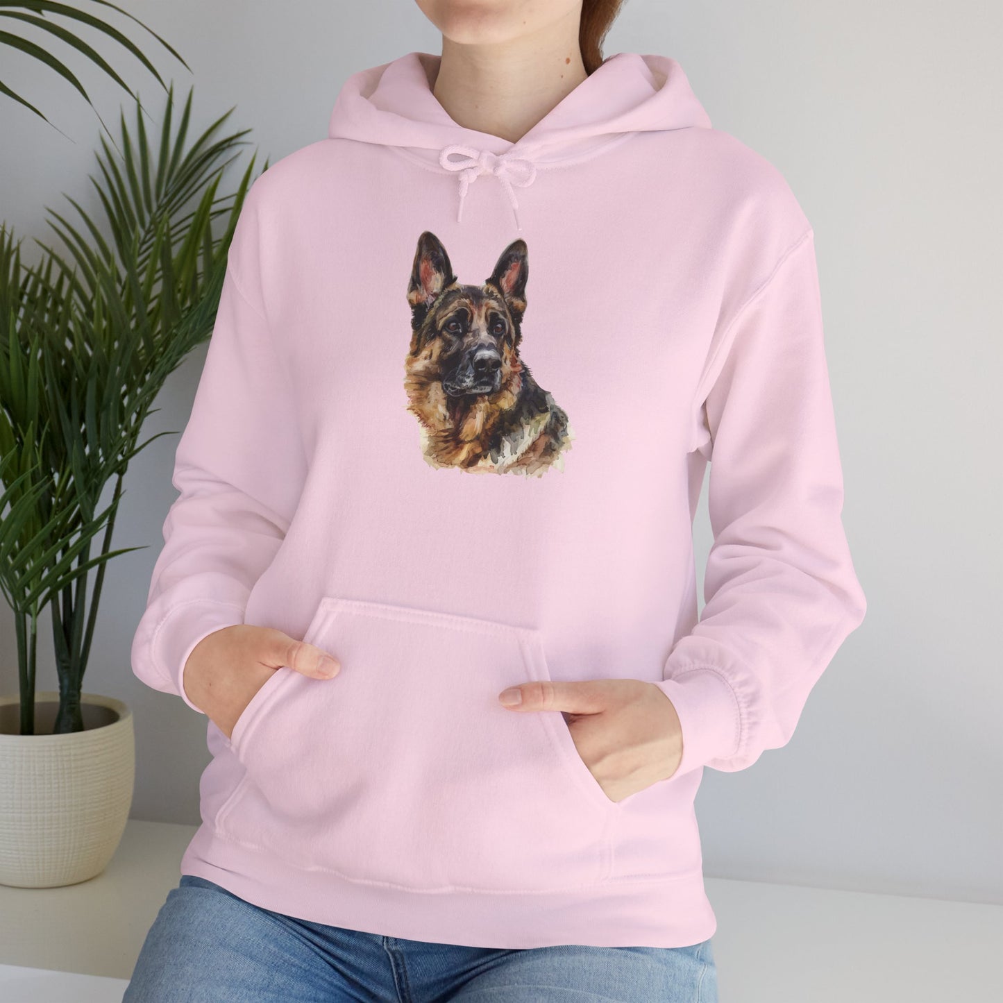 German Shepherd Head Unisex Hoodie