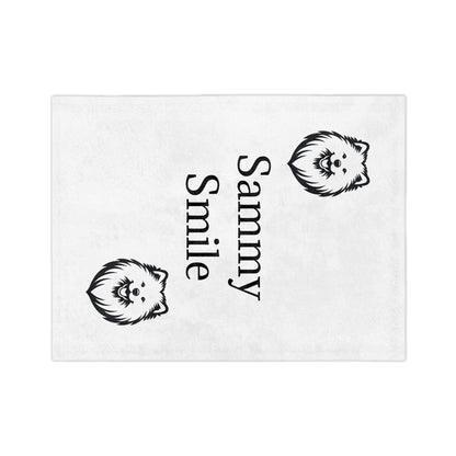 Sammy Smile Velveteen Microfiber Blanket