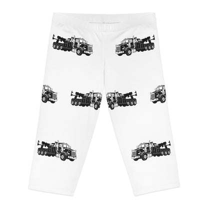 Heavy Tow Truck Women's Capri Leggings