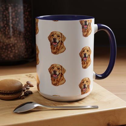 Golden Head 2-Tone Coffee Mug