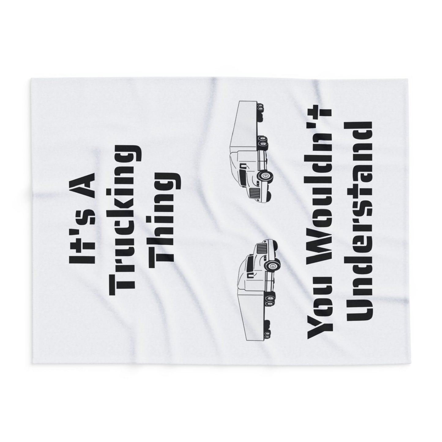 Trucking Thing Arctic Fleece Blanket