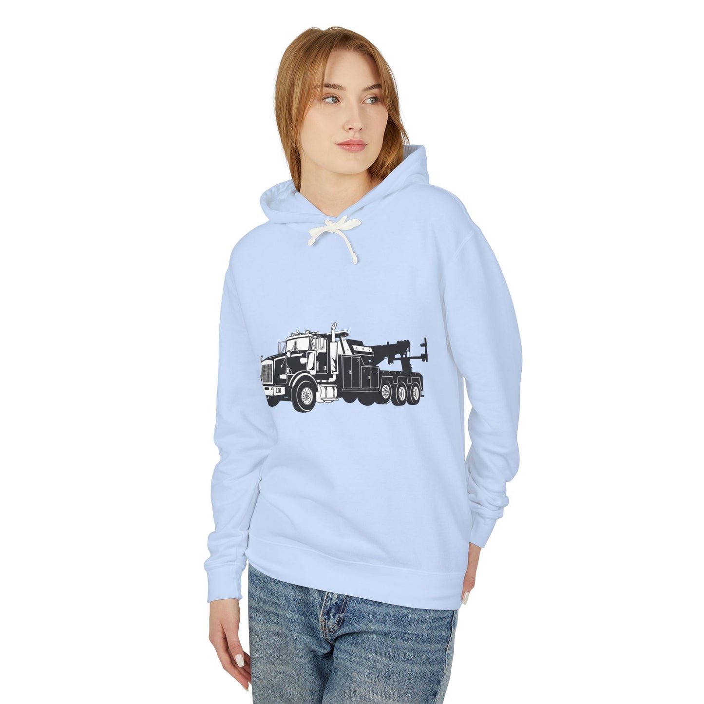 Heavy Tow Truck Unisex Lightweight Hoodie