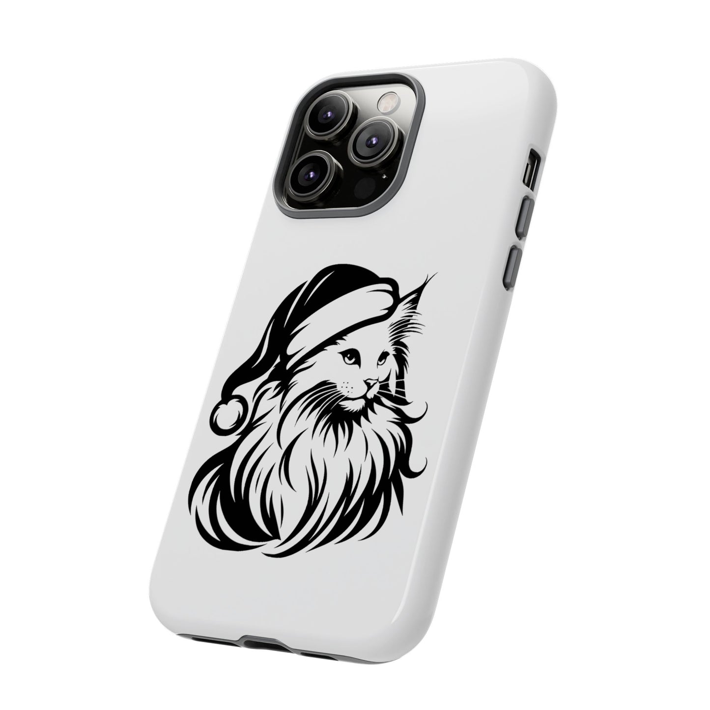 Santa Paws Cat iPhone Case