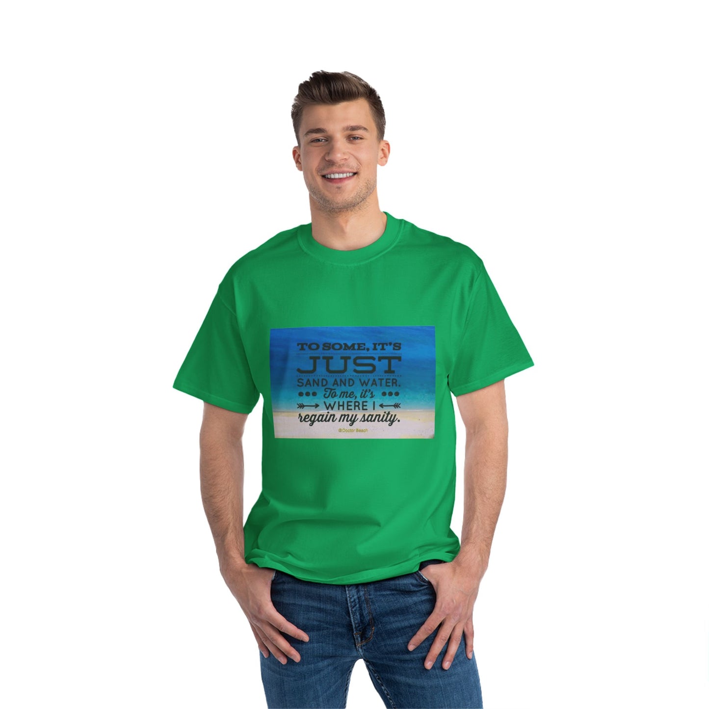 Dr, Beach Men's Short-Sleeve Crewneck Tee