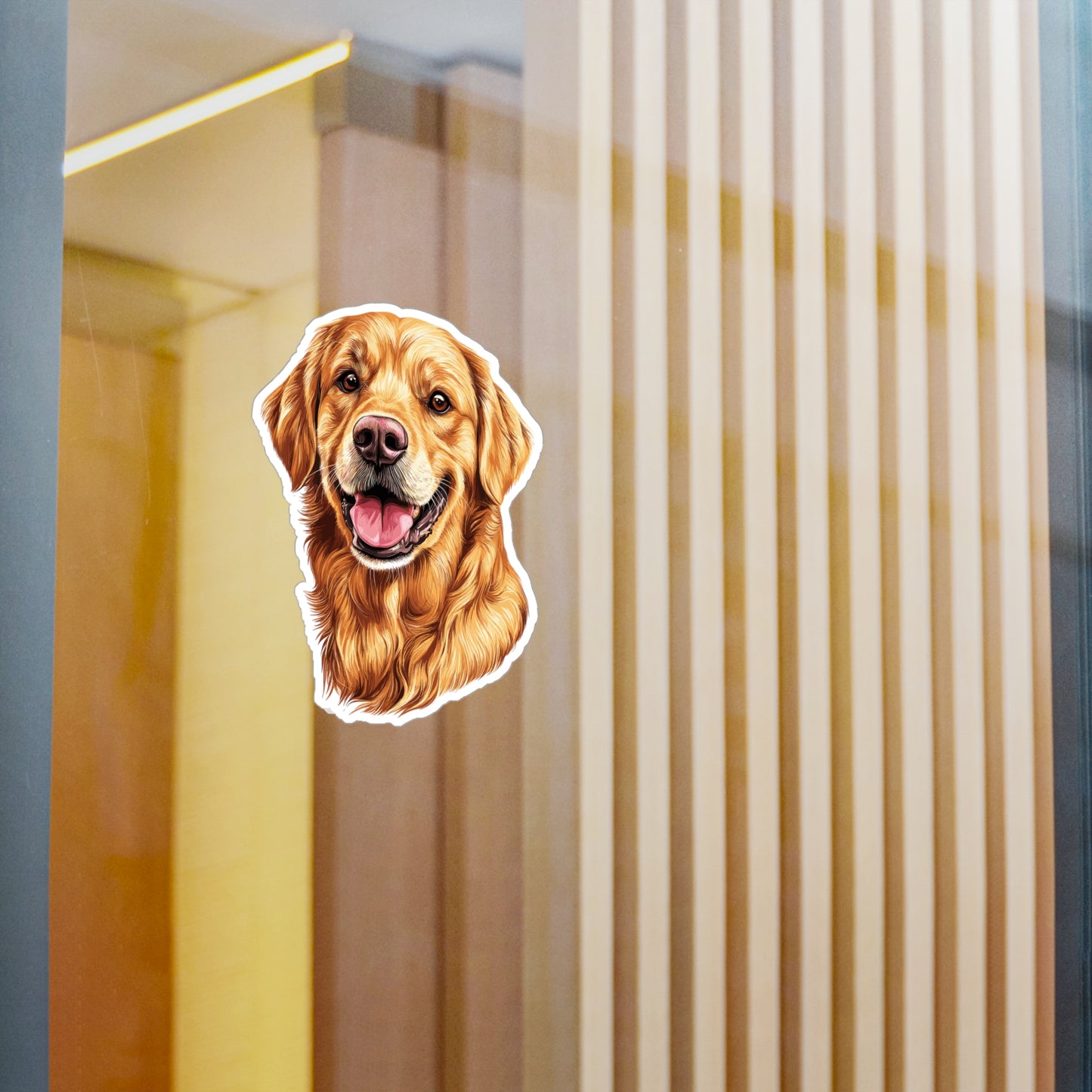 Golden Head Vinyl Decal