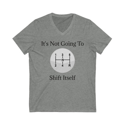 Shift Itself Unisex Short Sleeve V-Neck Tee