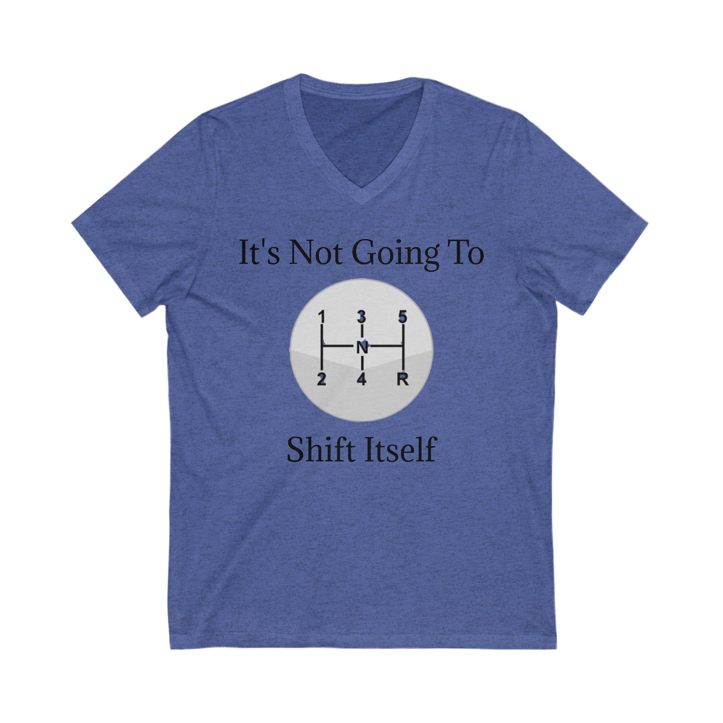 Shift Itself Unisex Short Sleeve V-Neck Tee
