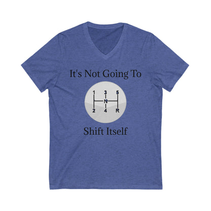 Shift Itself Unisex Short Sleeve V-Neck Tee