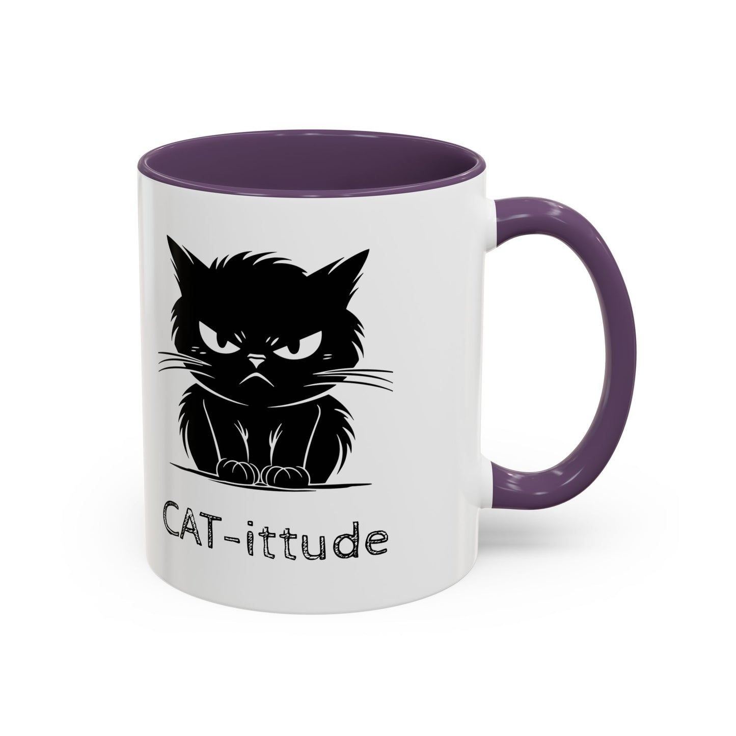 CAT-ittude 2-Tone Coffee Mug
