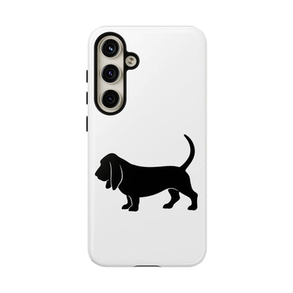 Basset Hound Silhouette Samsung Case