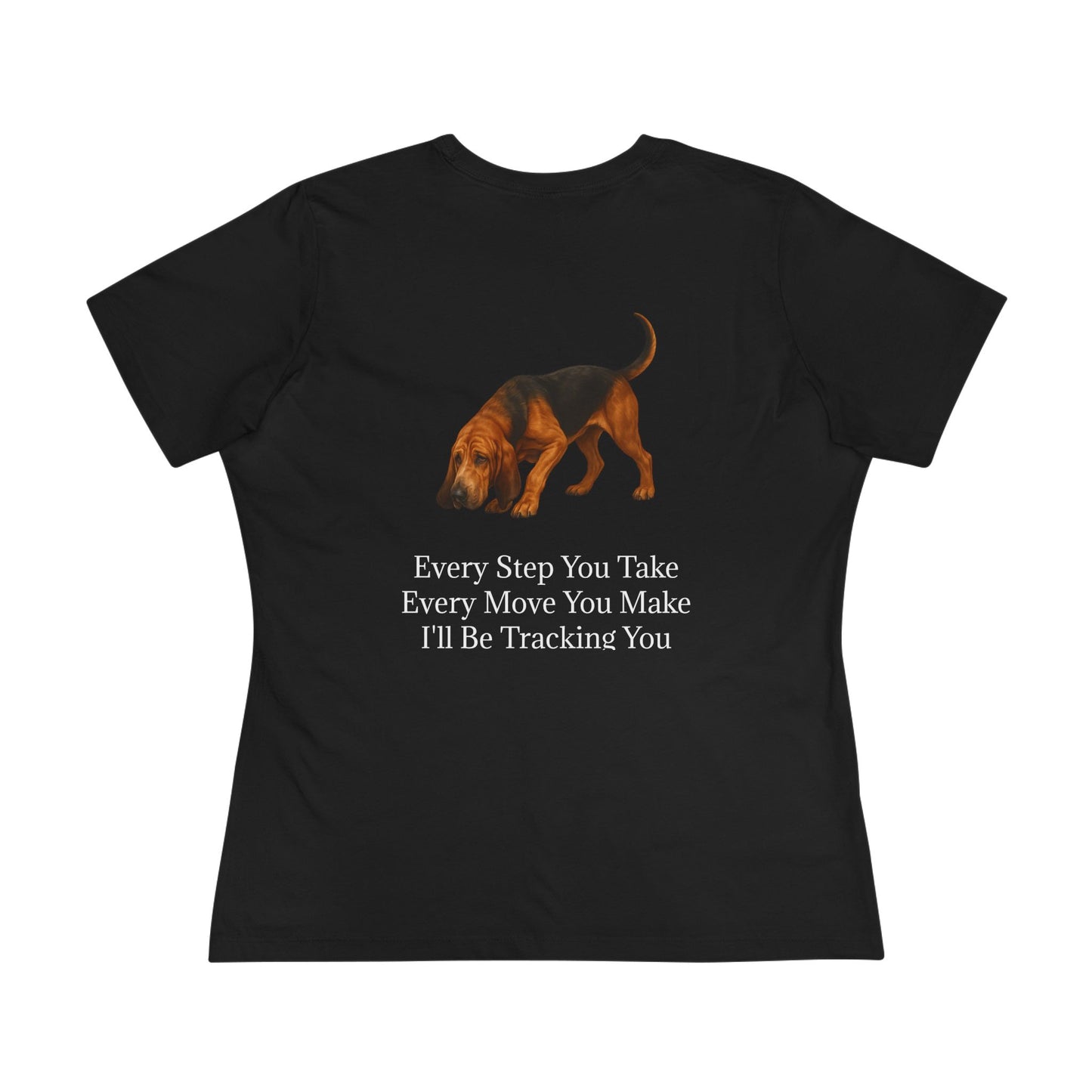 Tracking You Women's Short Sleeve Crewneck Tee