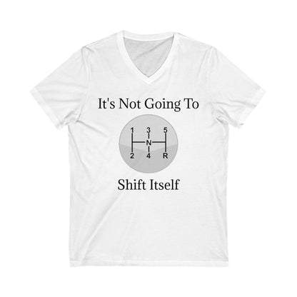 Shift Itself Unisex Short Sleeve V-Neck Tee