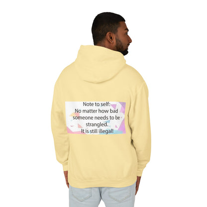 Note to Self Unisex Lightweight Hoodie
